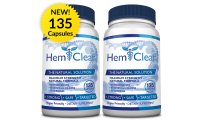 HemClear (2 Bottles, 135 Capsules Per Bottle)